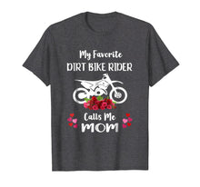 Load image into Gallery viewer, Dirt Bike Mother Motocross Mom Gift with Flowers T-shirt
