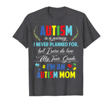 Load image into Gallery viewer, Autism is Journey I never planned for I'm Autism Mother tee

