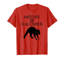 Load image into Gallery viewer, Cute &amp; Unique Black Mother of Raccoons T-shirt E010496
