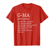 Load image into Gallery viewer, G-Ma Definition Grandma Mother Day Gifts Women T-Shirt
