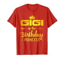 Load image into Gallery viewer, Gigi Of The Birthday Princess T-Shirt Father Mother Gifts
