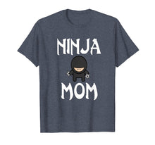 Load image into Gallery viewer, Womens Ninja Mom T-Shirt Funny shuriken tee Mother #ninjamom
