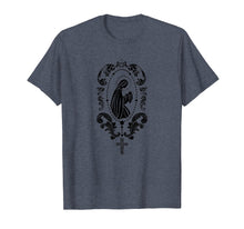 Load image into Gallery viewer, Virgin Mary Shirt Rosary tshirt Mother of Jesus tee
