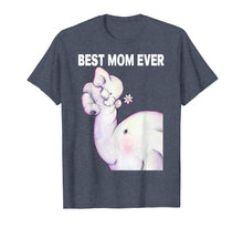 Load image into Gallery viewer, Womens Best Mom ever Elephant Mother's day Tshirt for Mother
