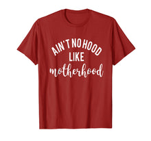 Load image into Gallery viewer, Ain't No Hood Like Motherhood TShirt Gift For Mom, Mother

