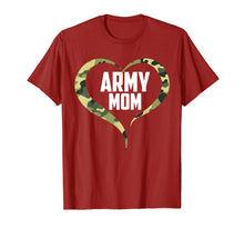 Load image into Gallery viewer, Proud Army Mom Shirt Military Mother Camouflage Apparel
