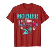 Load image into Gallery viewer, Mother Of The Birthday Mermaid Matching Family T-shirt
