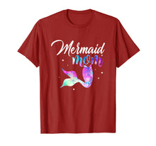Load image into Gallery viewer, Mermaid Mom Mother T-Shirt Mermom Birthday Party Gift Tshirt
