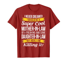 Load image into Gallery viewer, Super Cool Mother in Law Shirt from Daughter in Law T Shirt
