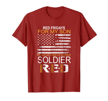 Load image into Gallery viewer, Red Friday - T-Shirt Proud Mother Of Military Soldier Son
