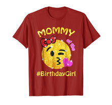 Load image into Gallery viewer, Mommy Of The Birthday Girl Emoji Shirt Gifts Mom Mother Part
