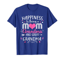 Load image into Gallery viewer, Happiness Is Being A Mom Great Grandma T shirt Women Mother
