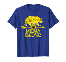 Load image into Gallery viewer, Mema Bear Sunflower T-Shirt Sunflower Mother Father Tee
