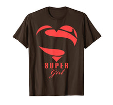 Load image into Gallery viewer, Super Girl Superhero T Shirt Gift Mother Father Day
