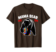 Load image into Gallery viewer, Mama Bear Autism Awareness T-shirt Gift For Mom Mother
