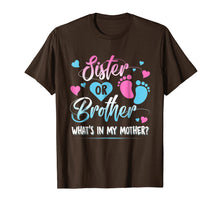 Load image into Gallery viewer, Sister Or Brother Whats In My Mother Kid Shirt Funny
