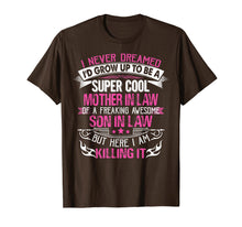 Load image into Gallery viewer, Womens Super Cool Mother Of A Freaking Awesome Son Tshirts

