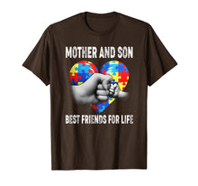 Load image into Gallery viewer, Mother and Son Best Friends For Life Funny Autism Mom Shirt
