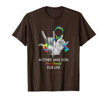 Load image into Gallery viewer, Mother And Son Best Friends For Life Autism Awareness Shirt
