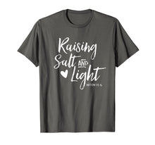 Load image into Gallery viewer, Raising Salt And Light Christian Mom Shirt Mother Faith Tee
