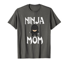 Load image into Gallery viewer, Womens Ninja Mom T-Shirt Funny shuriken tee Mother #ninjamom

