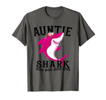 Load image into Gallery viewer, Auntie Shark T Shirt Mother Grandma Halloween Christmas
