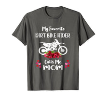 Load image into Gallery viewer, Dirt Bike Mother Motocross Mom Gift with Flowers T-shirt
