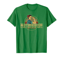 Load image into Gallery viewer, Motherhood Like A Walk In The Park Dinosaur Mother Gift Tee
