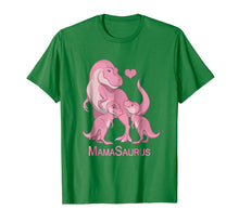 Load image into Gallery viewer, MamaSaurus Mother T-Rex &amp; Twin Baby Girls Dinosaur T-Shirt
