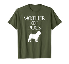Load image into Gallery viewer, Cute &amp; Unique White Mother of Pugs T-shirt E010732
