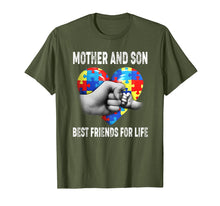 Load image into Gallery viewer, Mother and Son Best Friends For Life Funny Autism Mom Shirt
