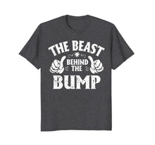 Load image into Gallery viewer, Pregnant The Beast Behind The Bump T-Shirt Mother Father
