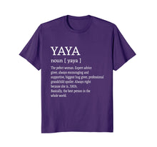 Load image into Gallery viewer, Yaya Definition Grandma Mother Day Gifts Women T-Shirt
