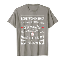 Load image into Gallery viewer, Baseball Mom T Shirt, Favorite Baseball Player Mother Gift
