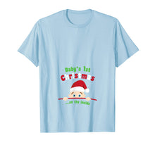 Load image into Gallery viewer, Baby's First Christmas On The Inside Pregnancy Mother Shirt
