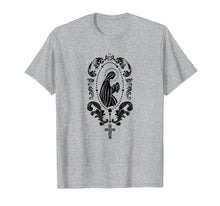 Load image into Gallery viewer, Virgin Mary Shirt Rosary tshirt Mother of Jesus tee
