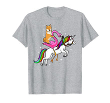 Load image into Gallery viewer, Cute Shiba Inu Riding Flamingo Unicorn Mother Day Shirt
