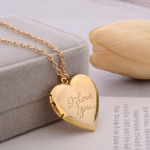 Load image into Gallery viewer, crystal Medal Original Handmade Simple Six-color DIY Love Metal Carving Necklace Retro secret Pendant Photo Frame Custom Jewelry
