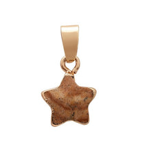 Load image into Gallery viewer, Pentagram star pink Crystal Druzy Chakra Nature Stone Gold Plating Geode Druzy Quartz Pendant DIY Gold Chain Necklace 50cm
